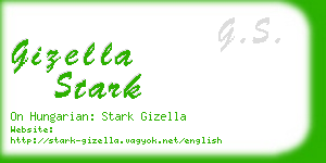 gizella stark business card